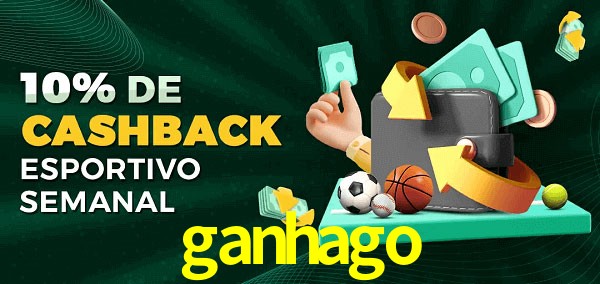 10% de bônus de cashback na ganhago